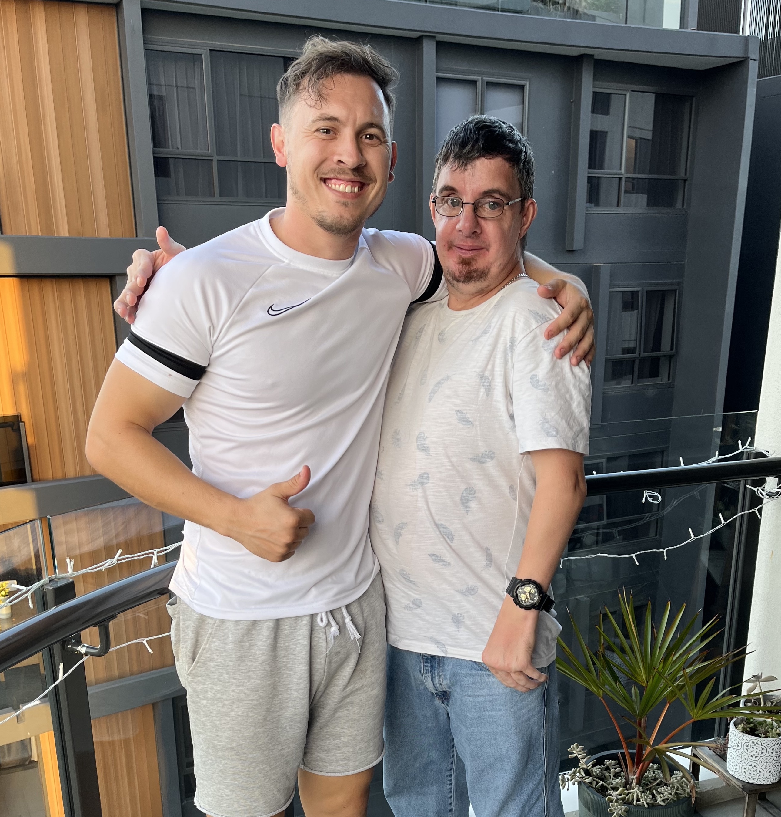Robert during his two week respite stay